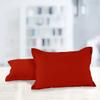 AURAVE Solid Cotton 220 TC Pillow Covers  Standard Size | Soft, Breathable & Durable | Luxury Hotel Quality with Envelope Closure - 18 X 27 Inches, Maroon, 2 Piece view 1