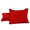AURAVE Solid Cotton 220 TC Pillow Covers  Standard Size | Soft, Breathable & Durable | Luxury Hotel Quality with Envelope Closure - 18 X 27 Inches, Maroon, 2 Piece view 2