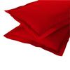 AURAVE Solid Cotton 220 TC Pillow Covers  Standard Size | Soft, Breathable & Durable | Luxury Hotel Quality with Envelope Closure - 18 X 27 Inches, Maroon, 2 Piece view 3