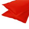 AURAVE Solid Cotton 220 TC Pillow Covers  Standard Size | Soft, Breathable & Durable | Luxury Hotel Quality with Envelope Closure - 18 X 27 Inches, Red, 2 Piece view 3