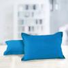 AURAVE Solid Cotton 220 TC Pillow Covers  Standard Size | Soft, Breathable & Durable | Luxury Hotel Quality with Envelope Closure - 18 X 27 Inches, Turquoise Blue, 2 Piece view 1
