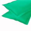 AURAVE Solid Cotton 220 TC Pillow Covers  Standard Size | Soft, Breathable & Durable | Luxury Hotel Quality with Envelope Closure - 18 X 27 Inches, Aqua Green, 2 Piece view 3