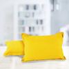 AURAVE Solid Cotton 220 TC Pillow Covers  Standard Size | Soft, Breathable & Durable | Luxury Hotel Quality with Envelope Closure (18"x27"_Yellow) 2 Piece view 1