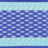 UniqChoice Jaipuri Floral Printed 120 TC Cotton Double Bedsheet with 2 Pillow Cover | for Double Bed | Jaipuri Design| 100% Cotton, Blue view 3