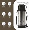 Milton Eiffel 1000 Vacuum Insulated Thermos Flask with Strap to Carry, 910 ml, Long Hours Hot & Cold Water Bottle for Office, Hiking, Trekking, Travel, Black view 2