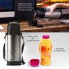 Milton Eiffel 1000 Vacuum Insulated Thermos Flask with Strap to Carry, 910 ml, Long Hours Hot & Cold Water Bottle for Office, Hiking, Trekking, Travel, Black view 3