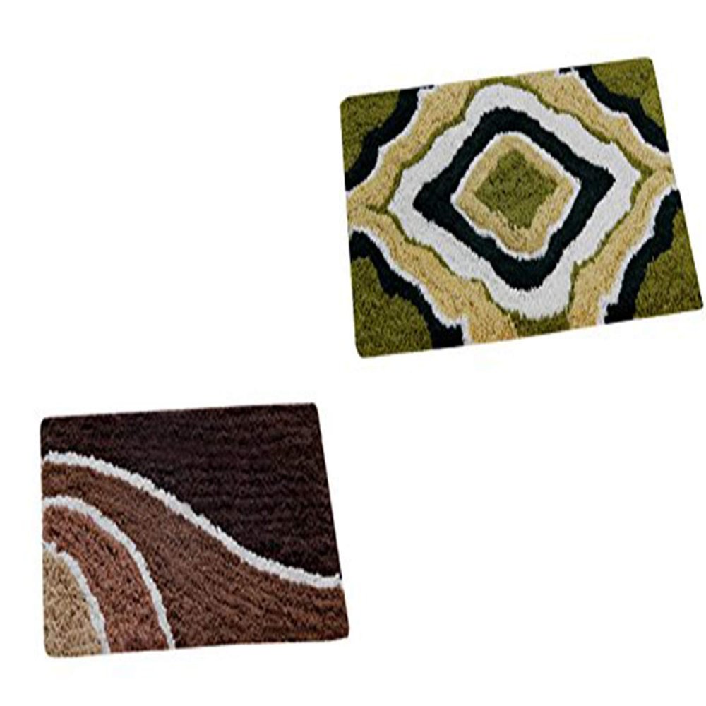 AAZEEM Cotton Door Mat Pack of 2
