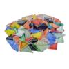 Sai Mosaic Art Triangular Multicolour Glass Mosaics 200 GMS, Multicolor view 2