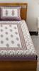UniqChoice Rajasthani Traditional Printed| 120 TC |100% Cotton| Double Bedsheet| Bedsheet with 2 Pillow Cover| Purple view 4