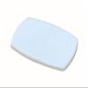 KLEO - Marble Stone Soap Dish Bath Accessories for Bath, Tub or Wash Basin in Curvy Rectangular Shape Made Out of Indian White Marble view 1