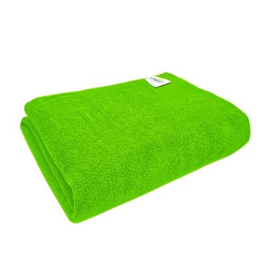SOFTSPUN Microfiber Bath & Hair Care Towel Set of 1 Piece, 60x120 Cms (Green). Super Soft & Comfortable, Quick Drying, Ultra Absorbent in Large Size.