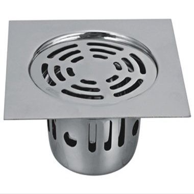 Vida Stainless Steel Square Floor Grating (15cm) Matte Finish