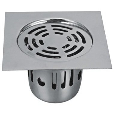 Vida Stainless Steel Square Floor Grating (15cm) Matte Finish
