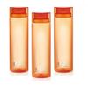 Cello Plastic Bottle, 1 Litre, Set of 3, Orange view 1