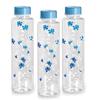 Cello Tulip PET Fridge Bottle Set, 1 Litre, Set of 3, Dark Blue view 1