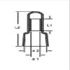 Rextin 1000pcs Transparent CE1 Protective Closed End Wire Crimp Connector Cap (1000PCS) view 4