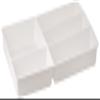 Ikea STODJA Cutlery Tray, White, 31x50 cm (12x20) view 1