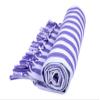 Sathiyas Cotton Bath Towel Pack of 2 (Lavendar, Orange) view 3
