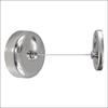 Kamal Stainless Steel Shower Curtains | Anti-Corrosive | Easy to Clean Silver (Pack of 1) view 1