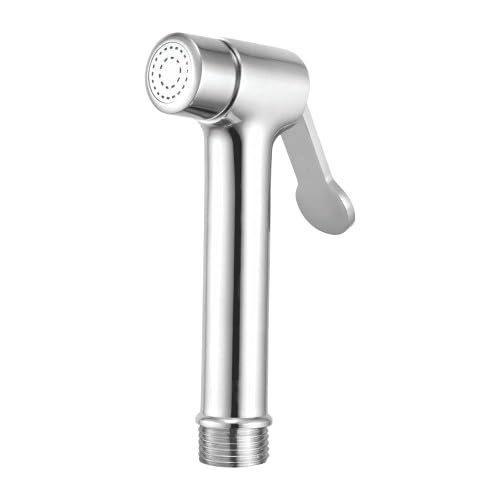 Kamal Brass Bathroom Jet Spray | Health Faucet for Toilet | High Flow Jet Spray | Wall Mount (Only Handle) (Pack of 1)