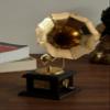 eCraftIndia Antique Music Decorative Canon Brass Showpiece (10 cm x 10 cm x 23.75 cm, Red and Brown) view 1