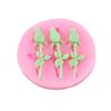Futaba 3 Flowers 3D Silicone Mold view 1
