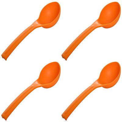 Cutting EDGE Polypropylene Ladle, Set of 4, Orange
