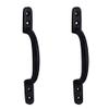 Adonai Hardware Nicanor Black Antique Iron Door Pull (Supplied as 2 Pieces per Pack) - Black Powder Coated view 1