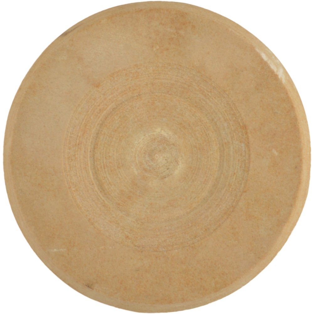 Ratan Stone Chandan Ghisne Ka Pathar (Cream, 12 x 12 x 4 cm, Stoneware)