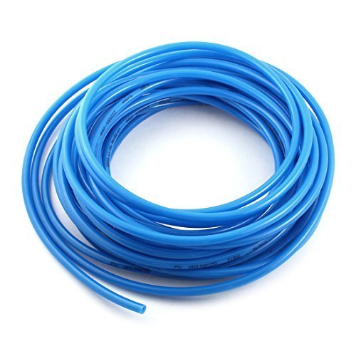 DealMux 15 Meter 50ft Blue Polyurethane PU Air Tubing Hose Pipe 8mmx5mm