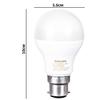 PHILIPS Base B22 7-Watt LED Bulb (Pack of 4, Cool Day Light) view 3
