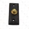 Adonai Hardware Rectangular Georgian Iron Bell Push or Door Bell or Push Button- Black Powder Coated (84 x 34 x 18 mm) view 3