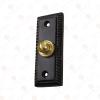 Adonai Hardware Rectangular Georgian Iron Bell Push or Door Bell or Push Button- Black Powder Coated (84 x 34 x 18 mm) view 4