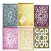 PRANSUNITA Ready to Draw Rangoli Making Plastic Stencils for Diwali, Pongal, Weddings Decorations Size 12" X 12" inch Square  Pack of 6 pcs - Heavy Duty Reusable Traditional Stencils view 1