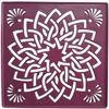 PRANSUNITA Ready to Draw Rangoli Making Plastic Stencils for Diwali, Pongal, Weddings Decorations Size 12" X 12" inch Square  Pack of 6 pcs - Heavy Duty Reusable Traditional Stencils view 3