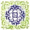 PRANSUNITA Ready to Draw Rangoli Making Plastic Stencils for Diwali, Pongal, Weddings Decorations Size 12" X 12" inch Square  Pack of 6 pcs - Heavy Duty Reusable Traditional Stencils view 4