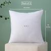 Urban Arts Premium Polyester Cushion Fillers - Pack of 2 Pcs | 16 x 16 Inches | White view 2