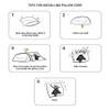 Urban Arts Premium Polyester Cushion Fillers - Pack of 2 Pcs | 16 x 16 Inches | White view 4