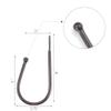 Deco Window 2 Pcs Curtain Holdback for Curtains Wall Mounted Metal Drapery Hook for Door Window Treatment-Spin Medallion(Brown) view 3