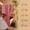 Sassoon Kama 100% Cotton Medium Bath Towel in 450 GSM- Crimson view 4