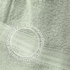 Sassoon Kama 100% Cotton Medium Bath Towel in 450 GSM- Sage Green view 3