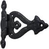 Adonai Hardware Alleluia Antique Iron Tee Hinge (138 x 112 x 3 mm, Black Powder-coated) -2 Pieces Per Pack view 2