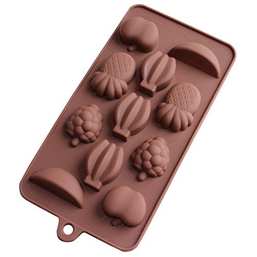 Futaba 11 even fruit silicone chocolate mold