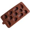 Futaba 11 even fruit silicone chocolate mold view 3