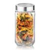 Treo by Milton Cube Airtight Storage Glass Container 1000ml Food Grade Stackable & Modular Transparent Storage Organizer Jars for Kitchen, Tea, Coffee, Sugar, Dry Fruits view 1