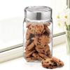 Treo by Milton Cube Airtight Storage Glass Container 1000ml Food Grade Stackable & Modular Transparent Storage Organizer Jars for Kitchen, Tea, Coffee, Sugar, Dry Fruits view 3