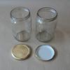 Pure Source India Glass 800g Rust Proof Jar Set with Golden Cap(Clear) view 3