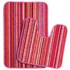 Saral Home Microfiber Bathmat with Contour Set -(Pink, 40X60 CM) view 1