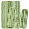 Saral Home Microfiber Bathmat with Contour Set -(Green, 40X60 CM) view 1