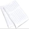 Belive-Me Cotton Striped 2 Pieces White Pillow Cover Set (White, 17 x 27 inch) view 3